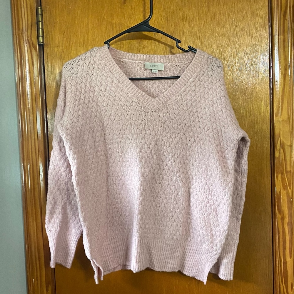 Light Pink Loft Sweater XS